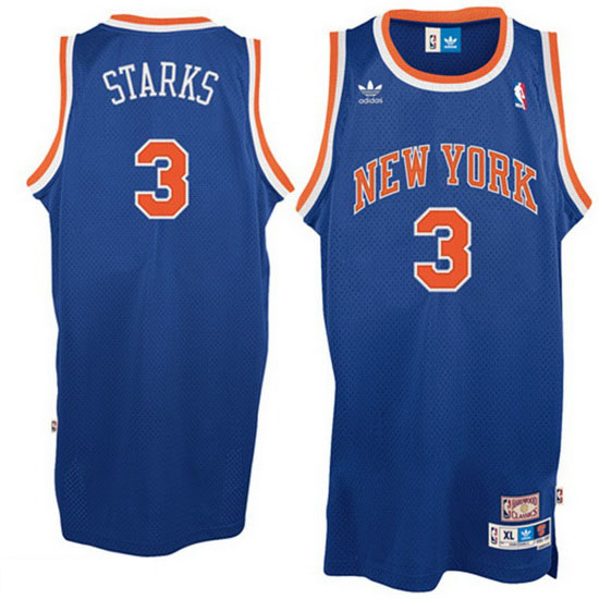 Camiseta Starks #3 New York Knicks Azul - Haga un click en la imagen para cerrar